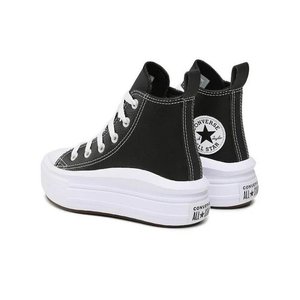 Παιδικά High Sneakers Παπούτσια Converse Chuck Tailor All Star Platform Black Leather
