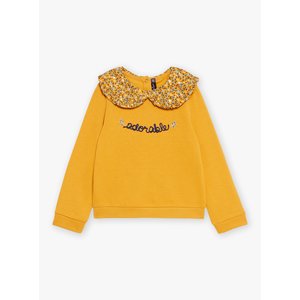 Παιδικό Φούτερ για Κορίτσια Sergent Major Μουσταρδί