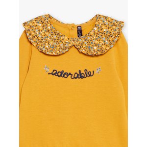 Παιδικό Φούτερ για Κορίτσια Sergent Major Μουσταρδί