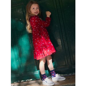Παιδικό Φόρεμα για Κορίτσια Κόκκινο Λουλουδάκια