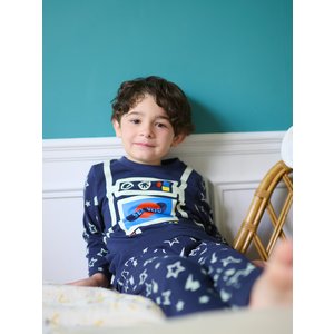 Παιδικές Μακρυμάνικες Πιτζάμες για Αγόρια Neon Space