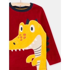 Παιδικές Μακρυμάνικες Πιτζάμες για Αγόρια Red Dinosaur