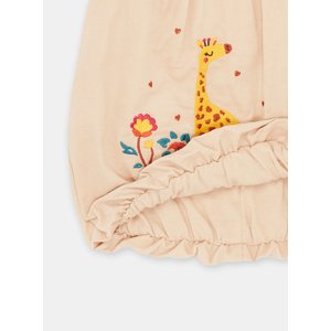 Βρεφικό Φόρεμα για Κορίτσια Μπεζ Giraffe