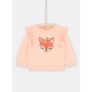 Βρεφικό Φούτερ για Κορίτσια Pink Foxy