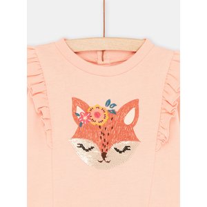 Βρεφικό Φούτερ για Κορίτσια Pink Foxy