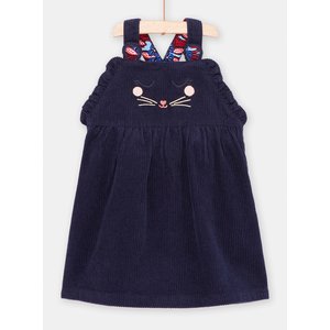 Βρεφικό Φόρεμα για Κορίτσια Navy Blue Cat