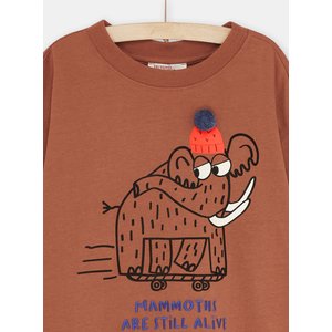 Παιδική Μακρυμάνικη Μπλούζα για Αγόρια Brown Mammoths