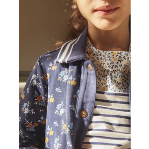 Παιδική Ζακέτα για Κορίτσια Navy Flowers