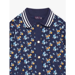 Παιδική Ζακέτα για Κορίτσια Navy Flowers