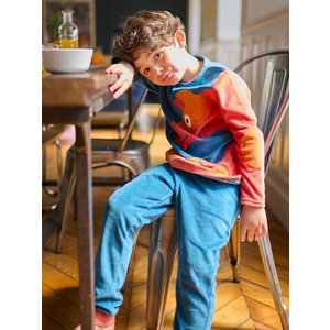 Παιδικές Μακρυμάνικες Πιτζάμες για Αγόρια Πετρόλ Dog