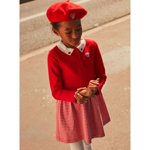 Παιδικό Φόρεμα για Κορίτσια Sergent Major Κόκκινο Καρό