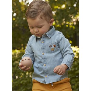Βρεφικό Πουκάμισο για Αγόρια Sergent Major Denim Light Blue