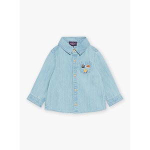 Βρεφικό Πουκάμισο για Αγόρια Sergent Major Denim Light Blue