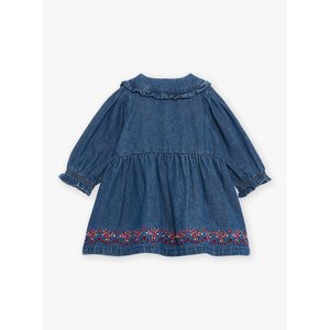 Βρεφικό Φόρεμα για Κορίτσια Sergent Major Denim Blue Flowers