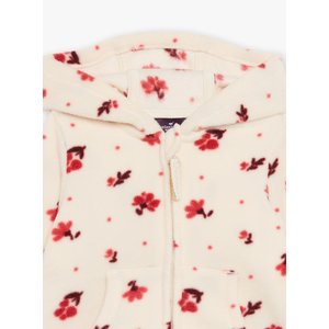 Βρεφική Ζακέτα για Κορίτσια Sergent Major Fleece White Flowers