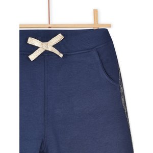Παιδικό Παντελόνι για Κορίτσια Navy Blue Metallic
