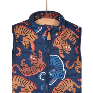 Παιδικό Αμάνικο Μπουφάν για Αγόρια Blue Tiger