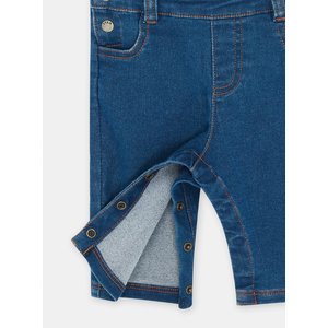 Βρεφική Τζιν Σαλοπέτα για Αγόρια Denim Blue Teddy Bear