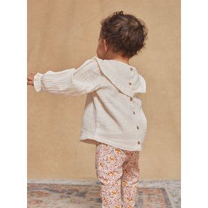 Βρεφικό Μακρυμάνικο Πουκάμισο για Κορίτσια White Fall