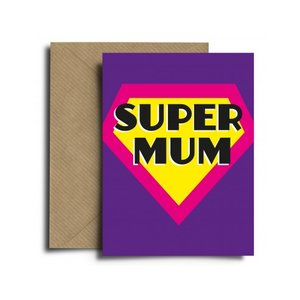 Ευχετήρια Κάρτα Super Mum