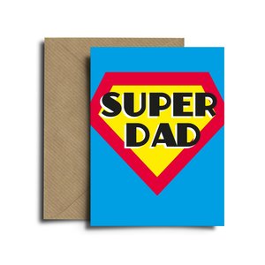 Ευχετήρια Κάρτα Super Dad