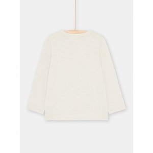 Παιδική Μακρυμάνικη Μπλούζα για Αγόρια Beige Teddy Bear