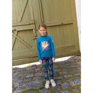 Παιδικό Κολάν για Κορίτσια Navy Blue Floral
