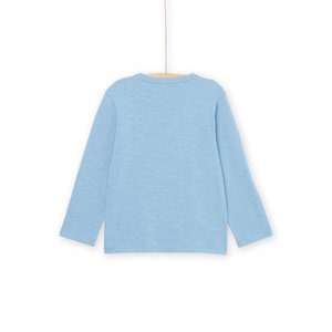 Παιδική Μακρυμάνικη Μπλούζα για Αγόρια Light Blue Dinoland