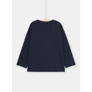 Παιδική Μακρυμάνικη Μπλούζα για Αγόρια Navy Blue Neon Tracker