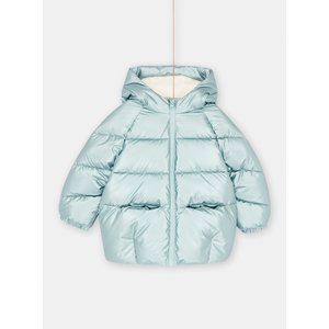 Βρεφικό Μπουφάν για Κορίτσια Metallic Blue Teddy Bear