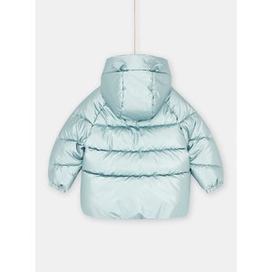 Βρεφικό Μπουφάν για Κορίτσια Metallic Blue Teddy Bear