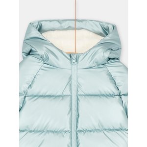 Παιδικό Μπουφάν για Κορίτσια Metallic Blue Teddy Bear