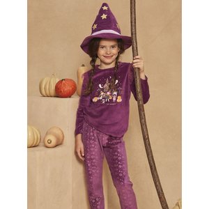 Παιδικές Μακρυμάνικες Πιτζάμες Halloween για Κορίτσια Sergent Major Magenda Witches