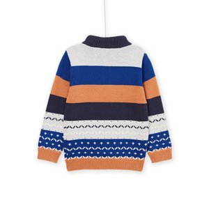 Παιδικό Μακρυμάνικο Πουλόβερ για Αγόρια Multicolour Stripes