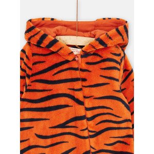 Βρεφική Ολόσωμη Πιτζάμα για Αγόρια Orange Tiger