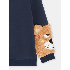 Παιδικό Μακρυμάνικο Πουλόβερ για Αγόρια Navy Blue Teddy Bear