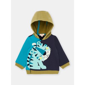 Βρεφική Ζακέτα για Αγόρια Blue/Khaki Tiger