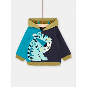 Βρεφική Ζακέτα για Αγόρια Blue/Khaki Tiger