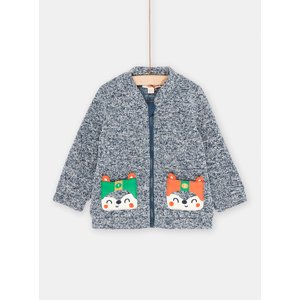 Βρεφική Μακρυμάνικη Ζακέτα για Αγόρια Gray Foxy