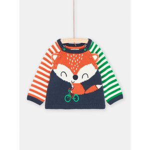 Βρεφικό Μακρυμάνικο Πουλόβερ για Αγόρια Multicolour Foxy