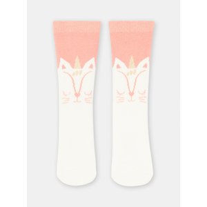 Παιδικές Κάλτσες για Κορίτσια Light Pink Kitty Unicorn