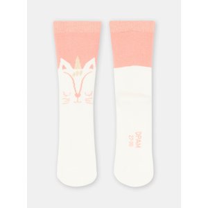Παιδικές Κάλτσες για Κορίτσια Light Pink Kitty Unicorn