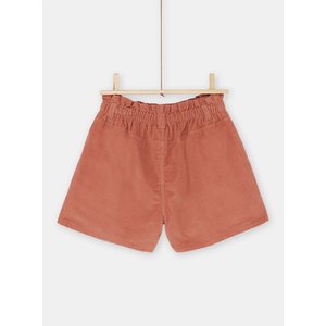 Παιδικό Σορτσάκι για Κορίτσια Κεραμιδί Paperbag