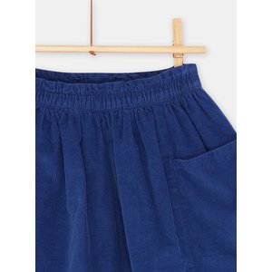 Παιδική Φούστα για Κορίτσια Διπλής Όψης Blue Floral