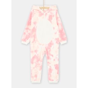 Παιδική Ολόσωμη Πιτζάμα για Κορίτσια Pink Tie Dye Unicorn
