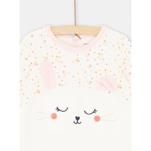 Βρεφικό Μακρυμάνικο Φορμάκι για Κορίτσια Rabbit Hearts