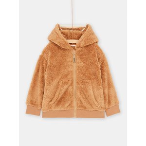 Παιδική Μακρυμάνικη Ζακέτα για Αγορια Beige Teddy Bear