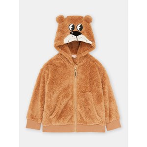 Παιδική Μακρυμάνικη Ζακέτα για Αγορια Beige Teddy Bear