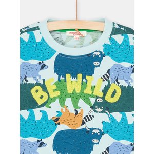 Παιδική Μακρυμάνικη Μπλούζα για Αγόρια Multicolour Cows