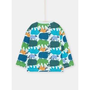 Παιδική Μακρυμάνικη Μπλούζα για Αγόρια Multicolour Cows